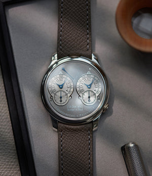 Chronomètre à Résonance | Ruthenium Dial | 40mm | Platinum