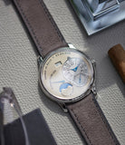 F.P. Journe Octa Lune brass movement 38mm platinum independent watchmaker for sale online at A Collected Man London