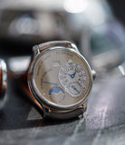 moonphase F. P. Journe Octa Lune brass movement 38mm platinum independent watchmaker for sale online at A Collected Man London