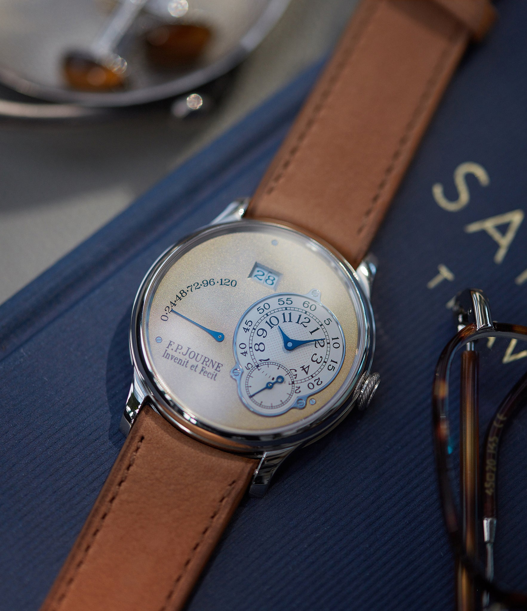 Octa Réserve de Marche F. P. Journe brass movement platinum 38mm pre-owned watch for sale online A Collected Man London UK specialist independent watchmakers