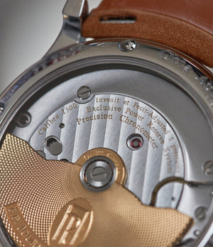 early brass movement automatic Octa Réserve de Marche F. P. Journe platinum 38mm pre-owned watch for sale online A Collected Man London UK specialist independent watchmakers