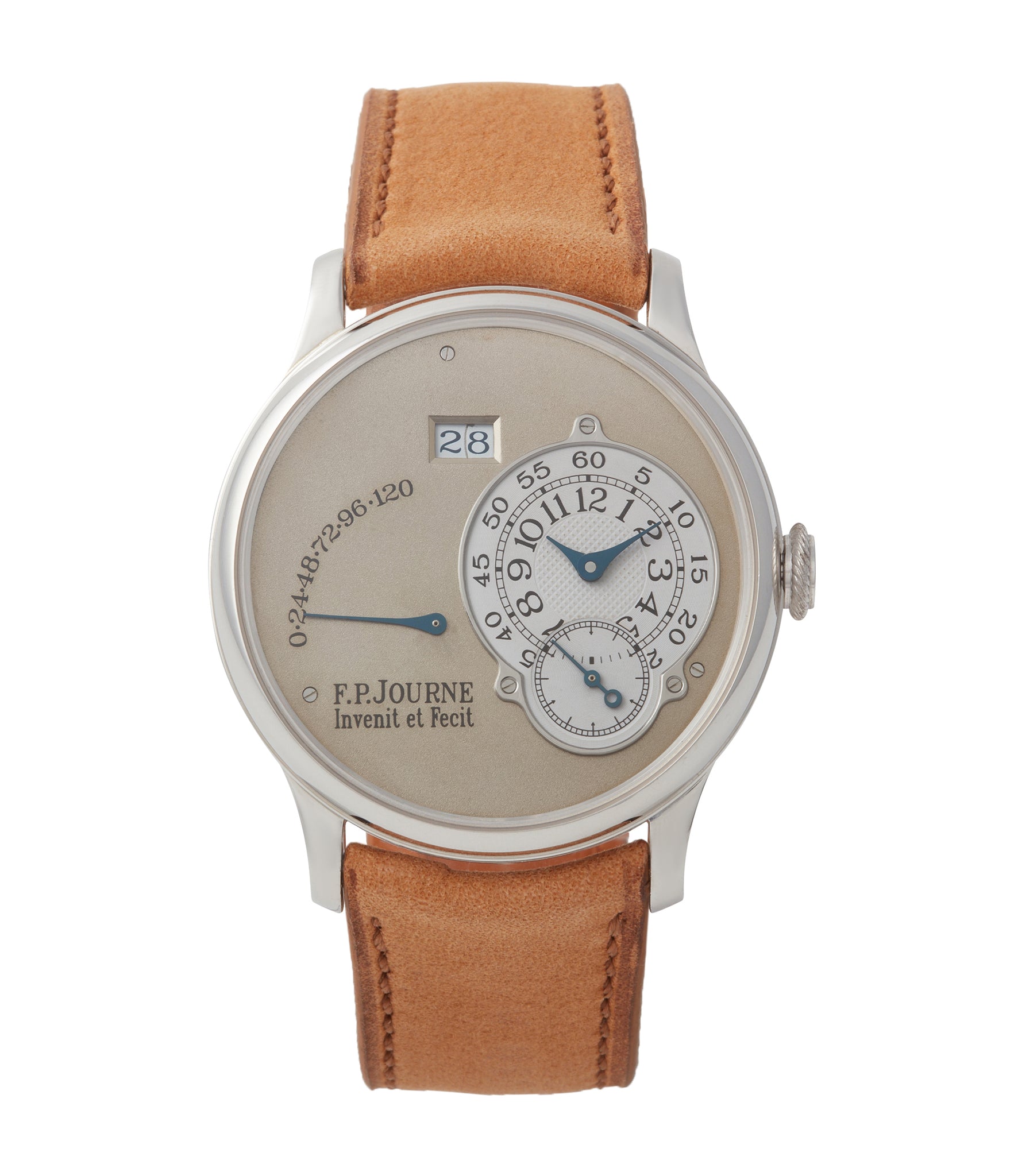 buy F. P. Journe Octa Réserve de Marche brass movement platinum 38mm pre-owned watch for sale online A Collected Man London UK specialist independent watchmakers