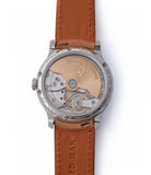 automatic Journe Octa Réserve de Marche brass movement platinum 38mm pre-owned watch for sale online A Collected Man London UK specialist independent watchmakers