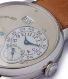white gold dial F. P. Journe Octa Réserve de Marche brass movement platinum 38mm pre-owned watch for sale online A Collected Man London UK specialist independent watchmakers