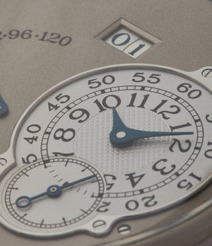 Journe Octa Automatique Reserve de Marche 38mm platinum brass movement dress watch for sale online at A Collected Man London UK specialist of independent watchmakers