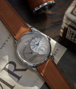 early Journe Octa Reserve de Marche 38mm platinum brass movement dress watch for sale online at A Collected Man London UK specialist of independent watchmakers