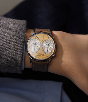F.P. Journe “Pre-Souscription” Chronomètre à Résonance. Available to buy at A Collected Man, London.