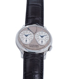 for sale F. P. Journe Resonance rare brass movement twin-barrel guilloche dial automatic watch for sale online at A Collected Man London specialist of independent watchmakers
