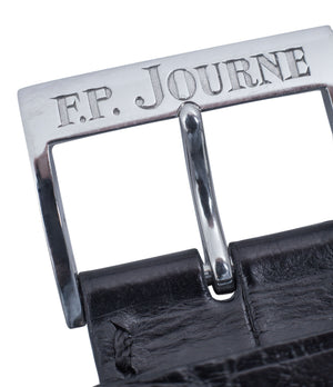 platinum F. P. Journe tang buckle on F. P. Journe Resonance rare guilloche dial automatic watch for sale online at A Collected Man London specialist of independent watchmakers