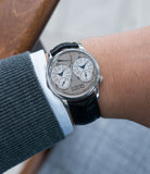 rare luxury gentlemen's dress watch F. P. Journe Resonance rare guilloche dial automatic watch for sale online at A Collected Man London specialist of independent watchmakers