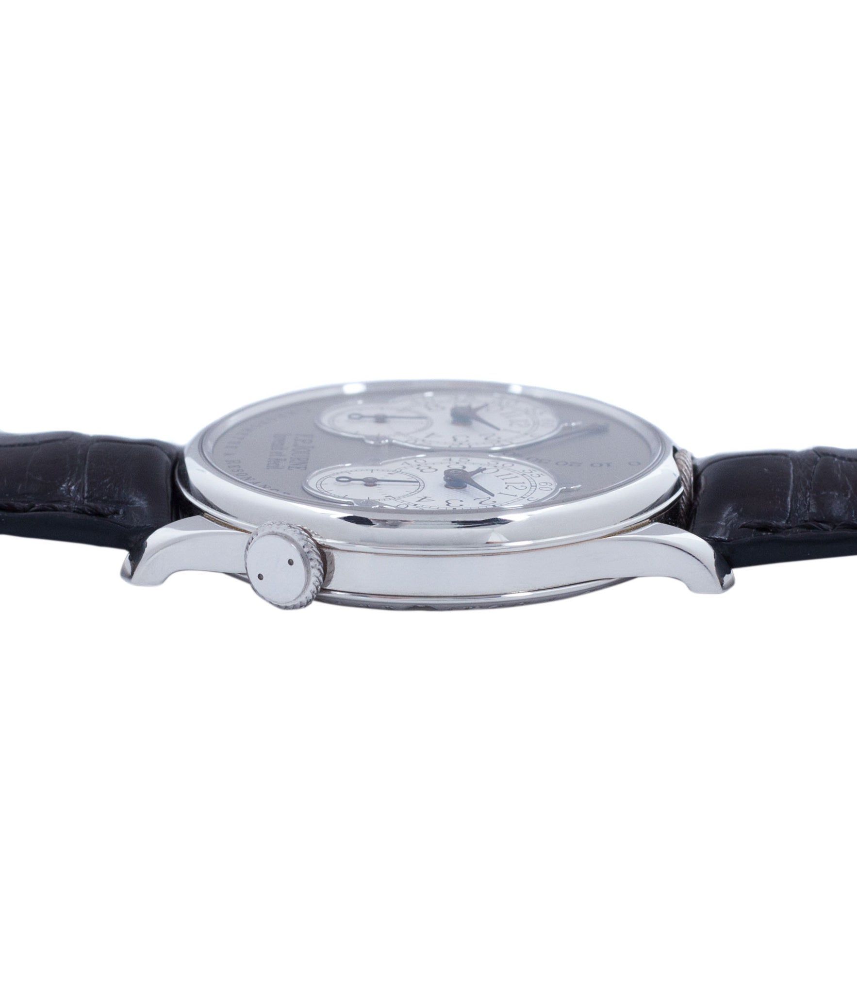 buy platinum F. P. Journe Resonance rare guilloche dial automatic watch for sale online at A Collected Man London specialist of independent watchmakers