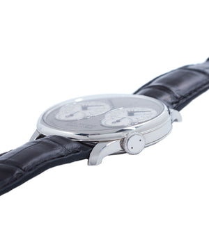 selling platinum F. P. Journe Resonance rare guilloche dial automatic watch for sale online at A Collected Man London specialist of independent watchmakers