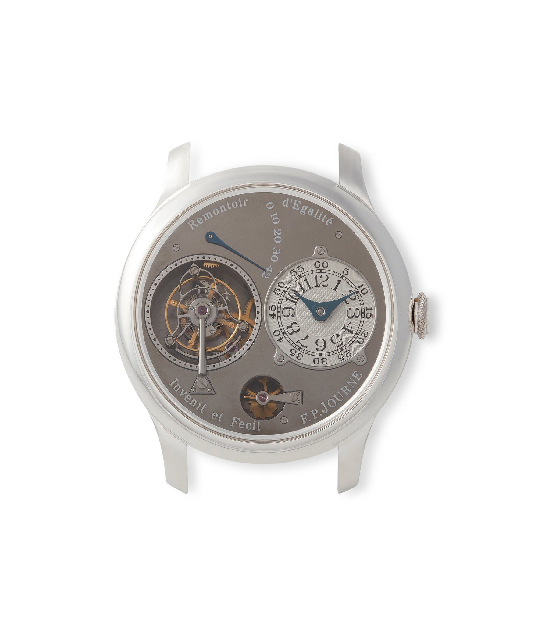 Tourbillon Remontoir | Ruthenium Dial | 40mm | Platinum