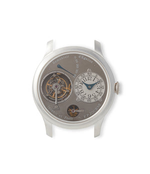 Tourbillon Remontoir | Ruthenium Dial | 40mm | Platinum