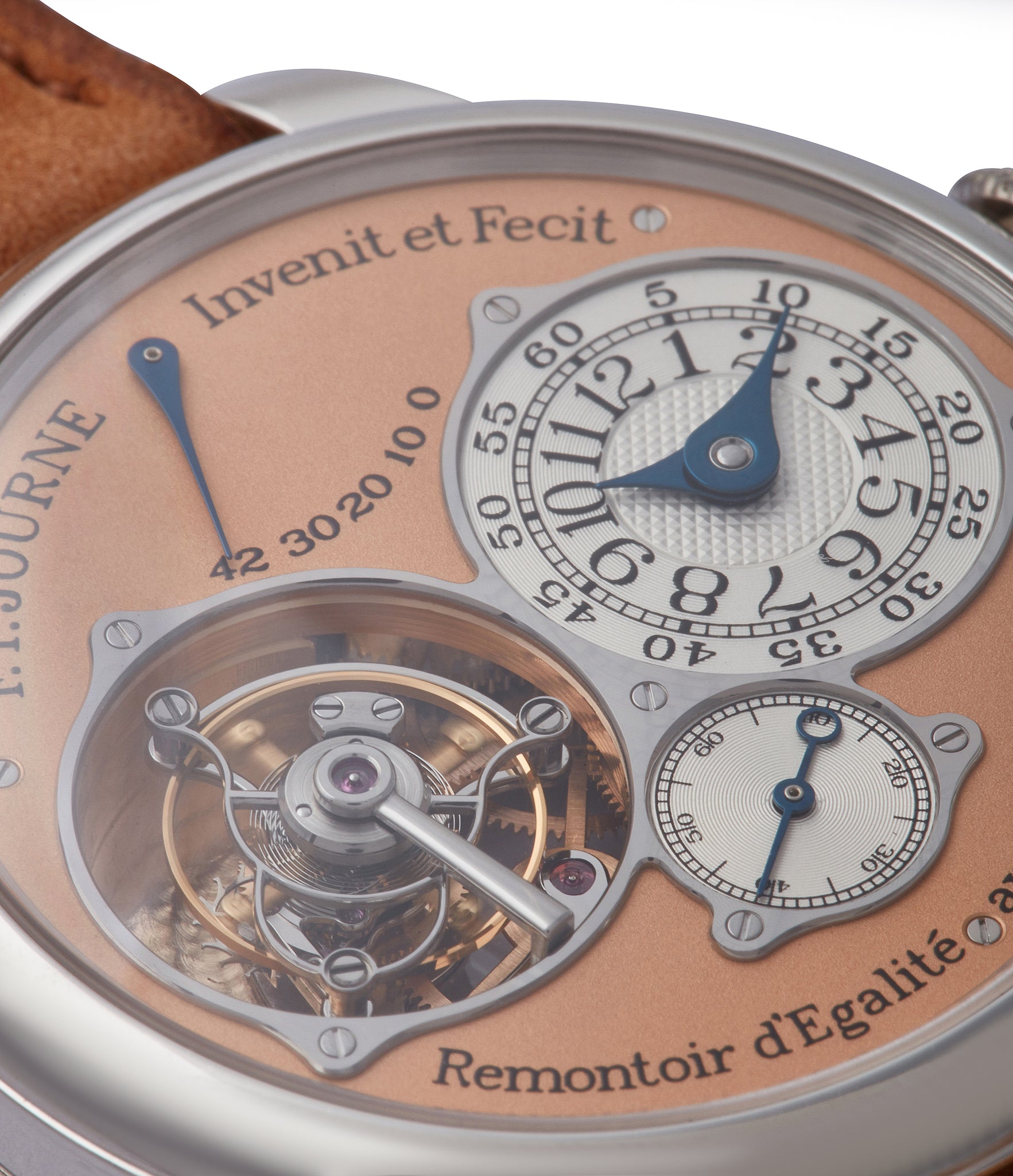 Tourbillon Souverain | Seconde Morte | 40mm | Platinum