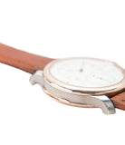 bicolour F. P. Journe T30 Tourbillon Historique Limited Edition of 99 rare duel barrel tourbillon dress watch in rose gold and silver for sale online at A Collected Man London approved seller of independent watchmakers