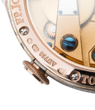 40 mm F. P. Journe T30 Tourbillon Historique Limited Edition of 99 rare duel barrel tourbillon dress watch in rose gold and silver for sale online at A Collected Man London approved seller of independent watchmakers