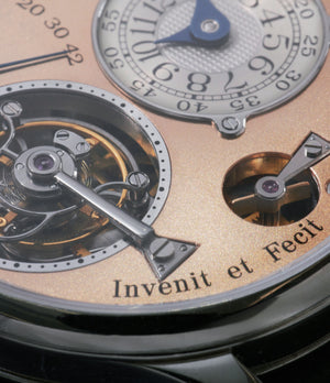 F.P Journe Tourbillon Souverain | Platinum | A Collected Man London