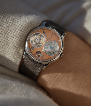 Tourbillon Souverain | 3rd Generation | Brass Movement | Platinum
