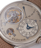 early dial F. P. Journe Tourbillon 38mm brass movement pre-owned rare watch independent watchmaker for sale A Collected Man London specialist rare wristwatches