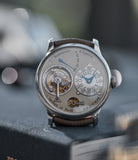 for sale F. P. Journe Tourbillon 38mm brass movement pre-owned rare watch independent watchmaker for sale A Collected Man London specialist rare wristwatches