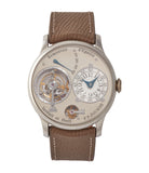 buy F. P. Journe Tourbillon 38mm brass movement pre-owned rare watch independent watchmaker for sale A Collected Man London specialist rare wristwatches