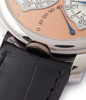 sell F. P. Journe Chronometre a Resonance platinum watch gold movement for sale online at A Collected Man London Uk specialist of independent watchmakers
