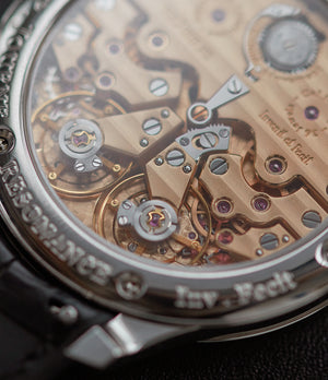 1499.3 F. P. Journe Chronometre a Resonance platinum watch gold movement for sale online at A Collected Man London Uk specialist of independent watchmakers