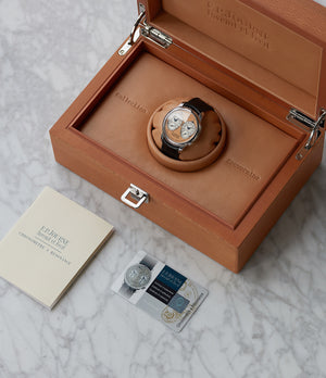 pre-owned F. P. Journe Chronometre a Resonance platinum watch gold movement for sale online at A Collected Man London Uk specialist of independent watchmakers