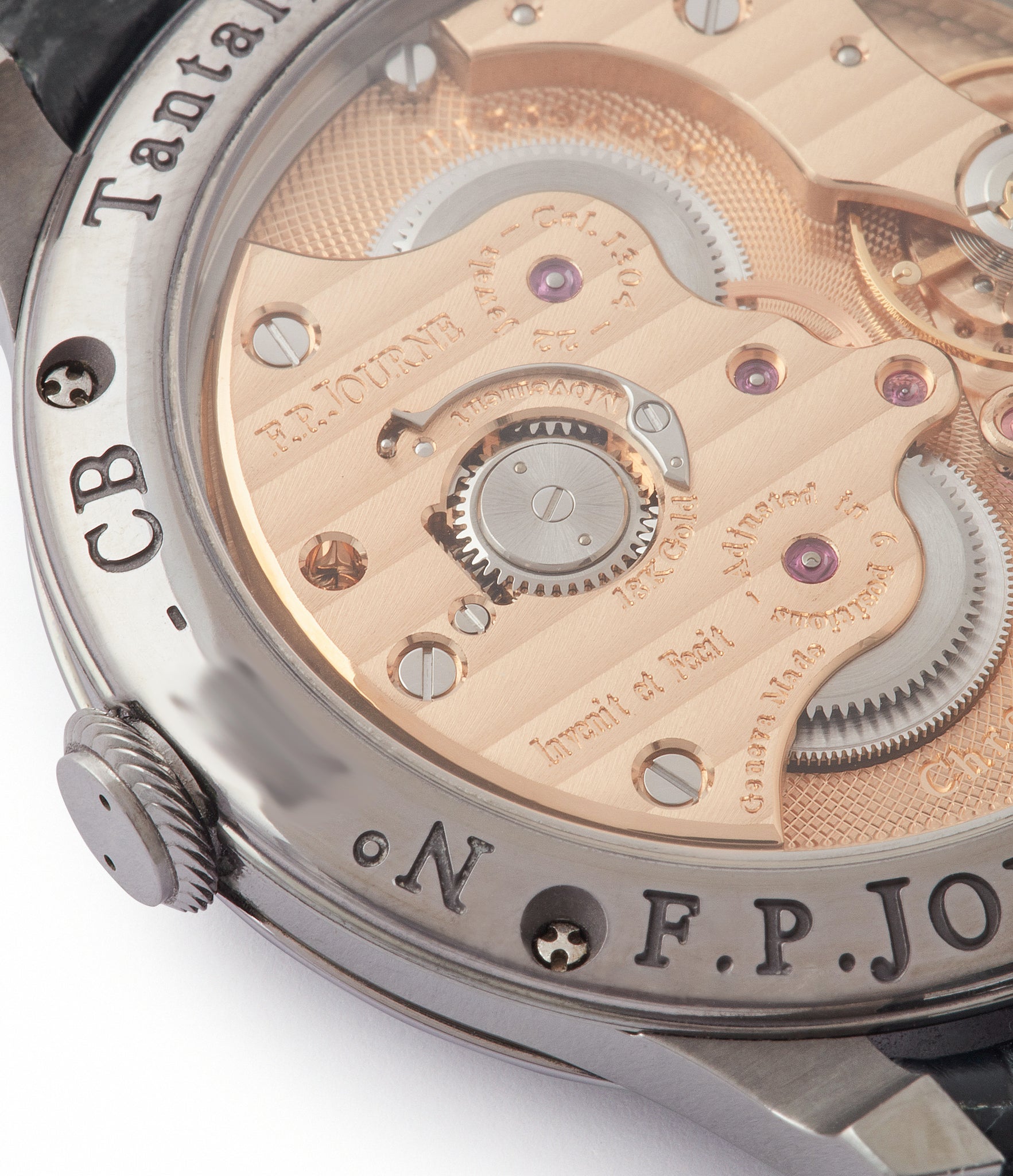 pre-owned Calibre 1304 F. P. Journe Chronometre Bleu tantalum blue dial rare dress watch for sale online at A Collected Man London approved reseller of independent watchmakers