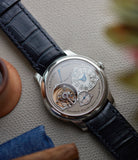 independent watchmaker F.P. Journe Tourbillon Souverain TN dead-beat seconds 40mm platinum pre-owned watch for sale online at A Collected Man London UK specialist of rare watches
