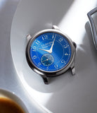 rare F. P. Journe Chronomètre Bleu W1530 Tantalum preowned watch at A Collected Man London