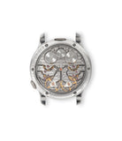 Caseback | Display back | F. P. Journe | Ruthenium Chronomètre à Résonance | 01R | Platinum | Available worldwide at A Collected Man