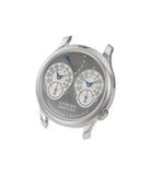 Front Dial | F. P. Journe | Ruthenium Chronomètre à Résonance | 01R | Platinum | Available worldwide at A Collected Man