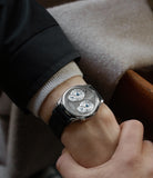 On-wrist | F. P. Journe | Ruthenium Chronomètre à Résonance | 01R | Platinum | Available worldwide at A Collected Man