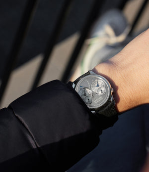 On-wrist | F. P. Journe | Ruthenium Chronomètre à Résonance | 01R | Platinum | Available worldwide at A Collected Man