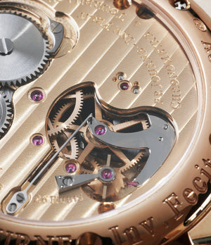 Case back display back | F. P. Journe | Tourbillon Régence Circulaire |  | Regency dial | Rose Gold | Available worldwide at A Collected Man