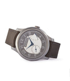 side-shot grey tuxedo dial F. P. Journe Chronometre Souverain de Boulle Limited Edition pre-owned rare watch for sale A Collected Man London