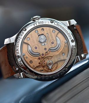 manual-winding 1304 calibre F. P. Journe Chronometre Souverain de Boulle Limited Edition pre-owned rare watch for sale A Collected Man London