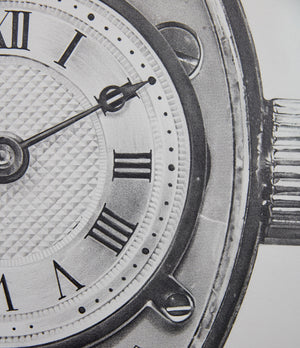 pencil illustration F. P. Journe Tourbillon drawing of Journe's first wristwatch by Julie Kraulis auctioned by A Collected Man London to fund Covid-19 vaccine research 