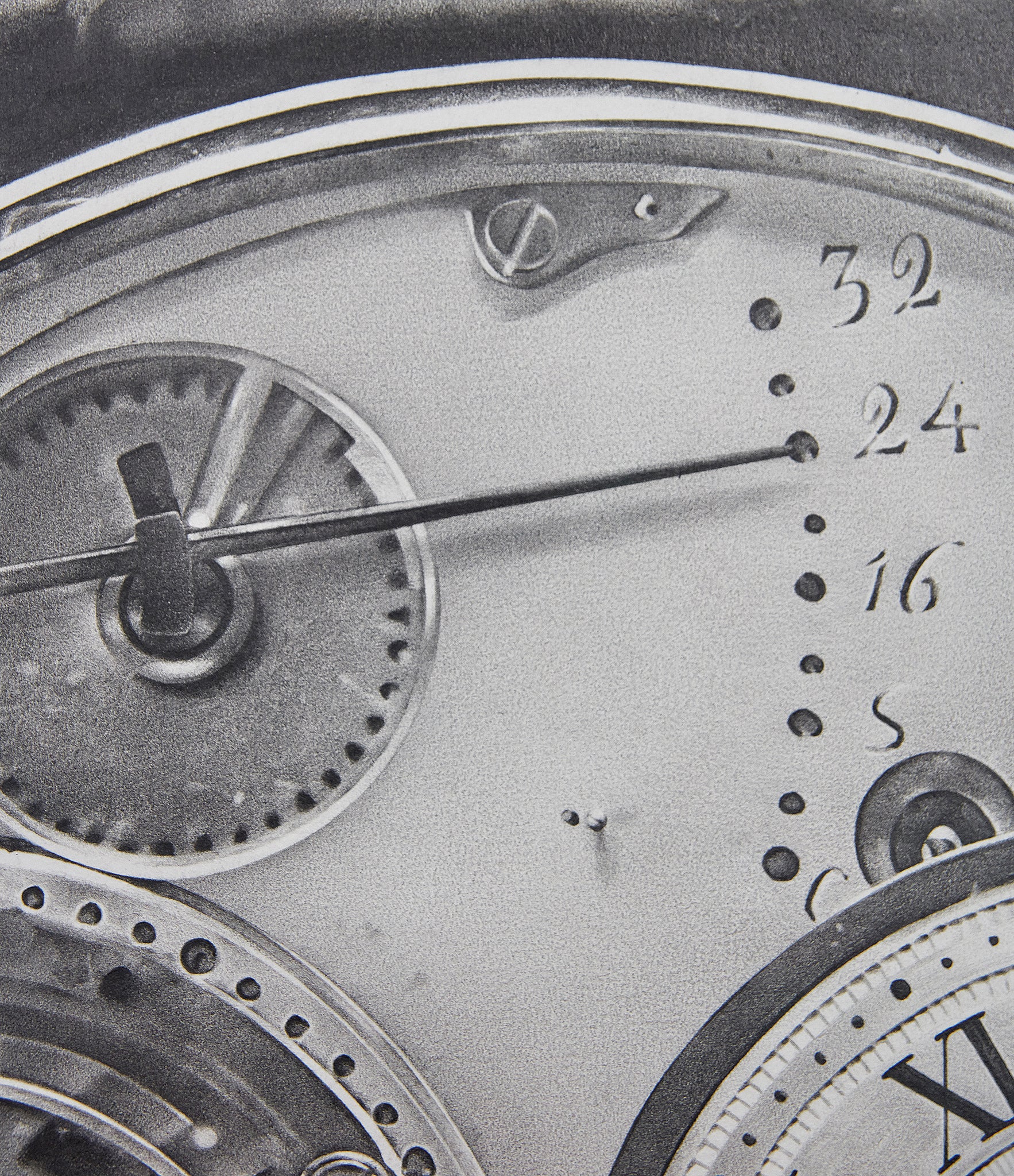 F. P. Journe Tourbillon pencil drawing by Julie Kraulis for A Collected Man auction to fund Covid-19 vaccine research