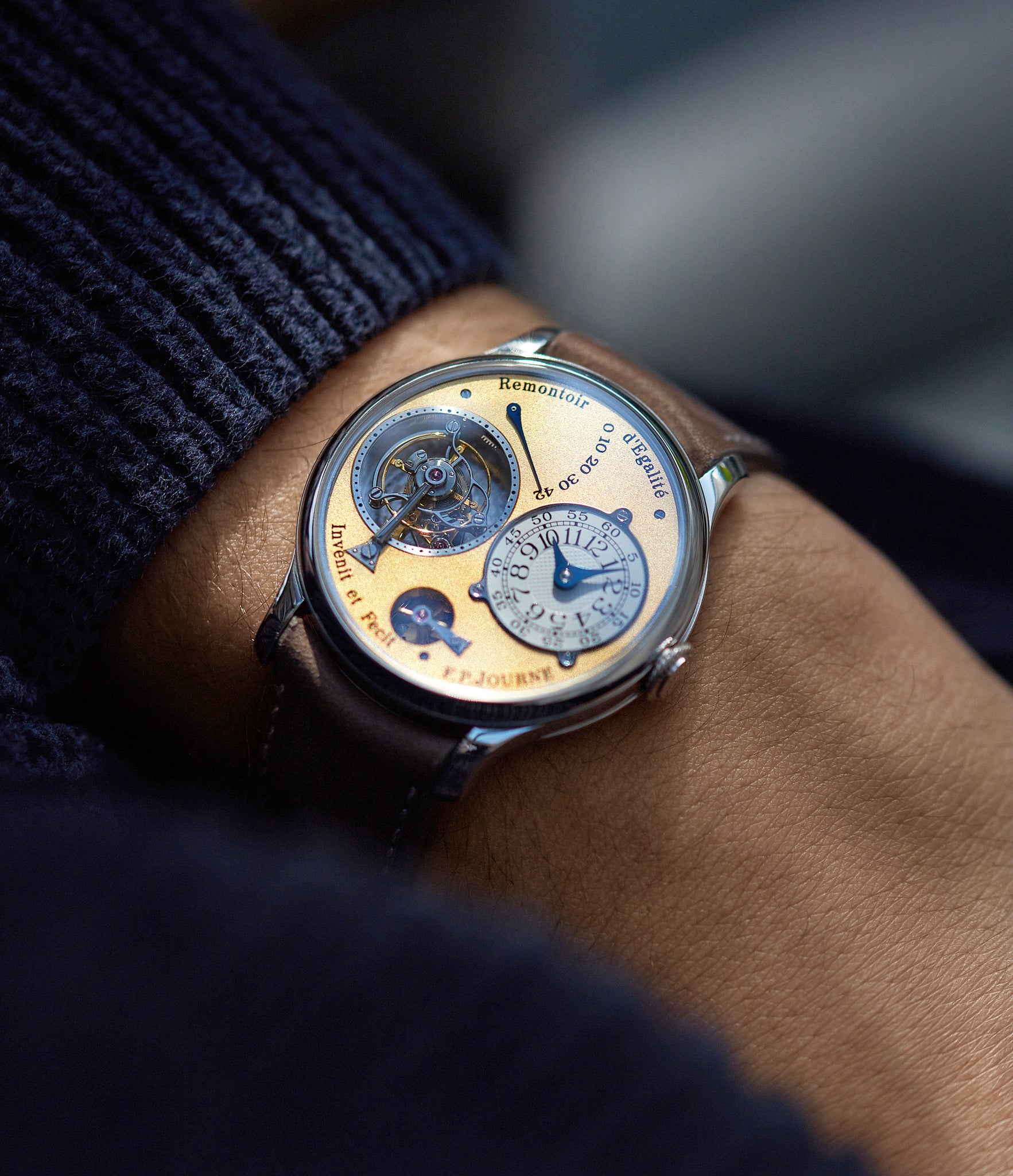 Tourbillon Souverain | Brass Movement | Platinum