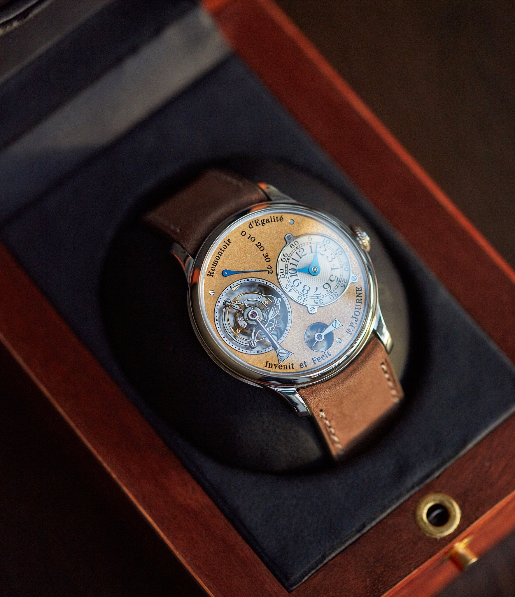 Tourbillon Souverain | Brass Movement | Platinum
