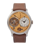 Tourbillon Souverain | Brass Movement | Platinum