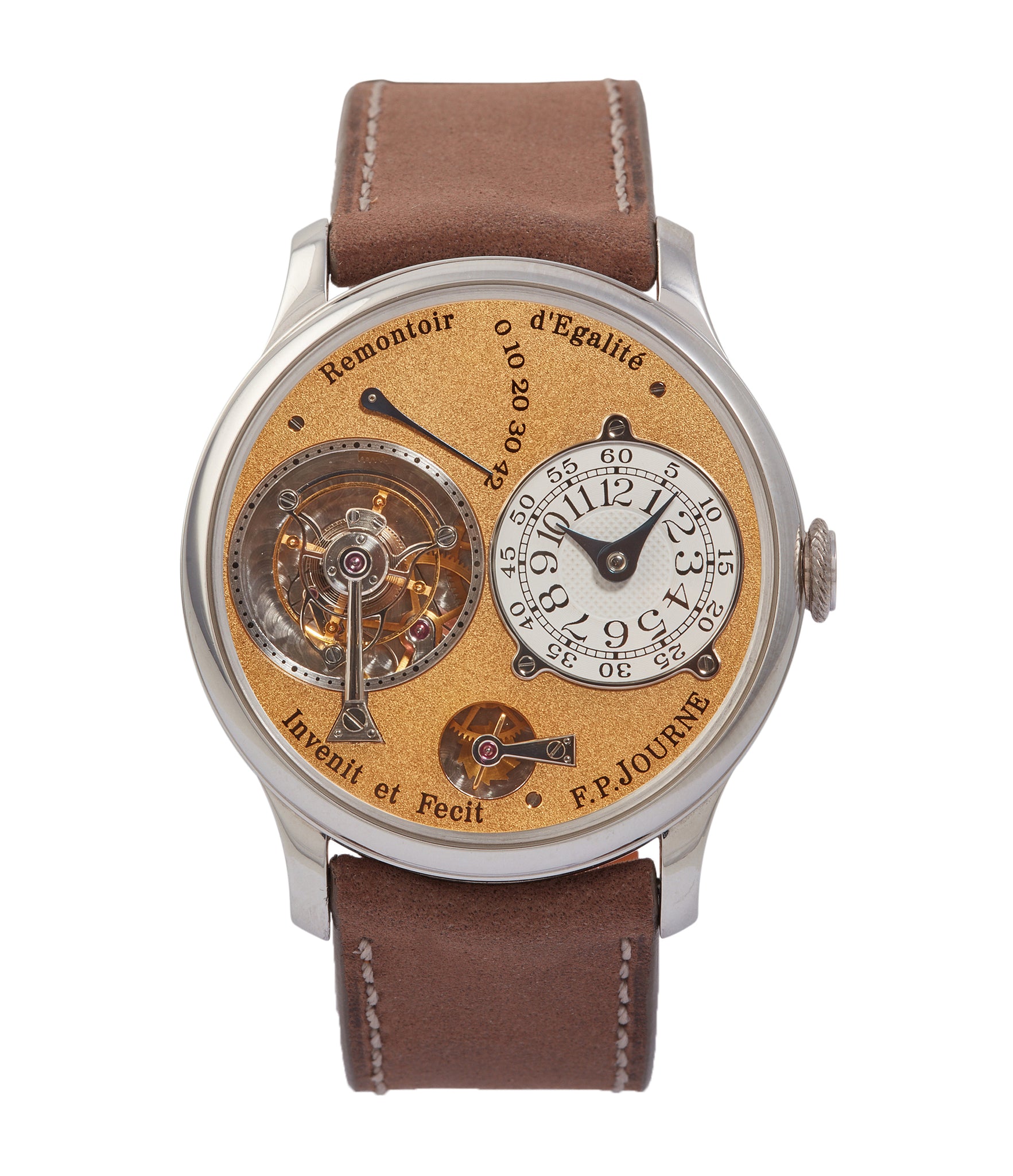 Tourbillon Souverain | Brass Movement | Platinum