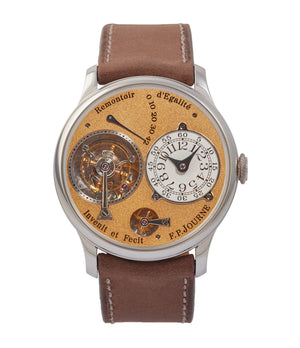 Tourbillon Souverain | Brass Movement | Platinum