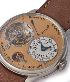 Tourbillon Souverain | Brass Movement | Platinum