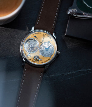 Tourbillon Souverain | Brass Movement | Platinum