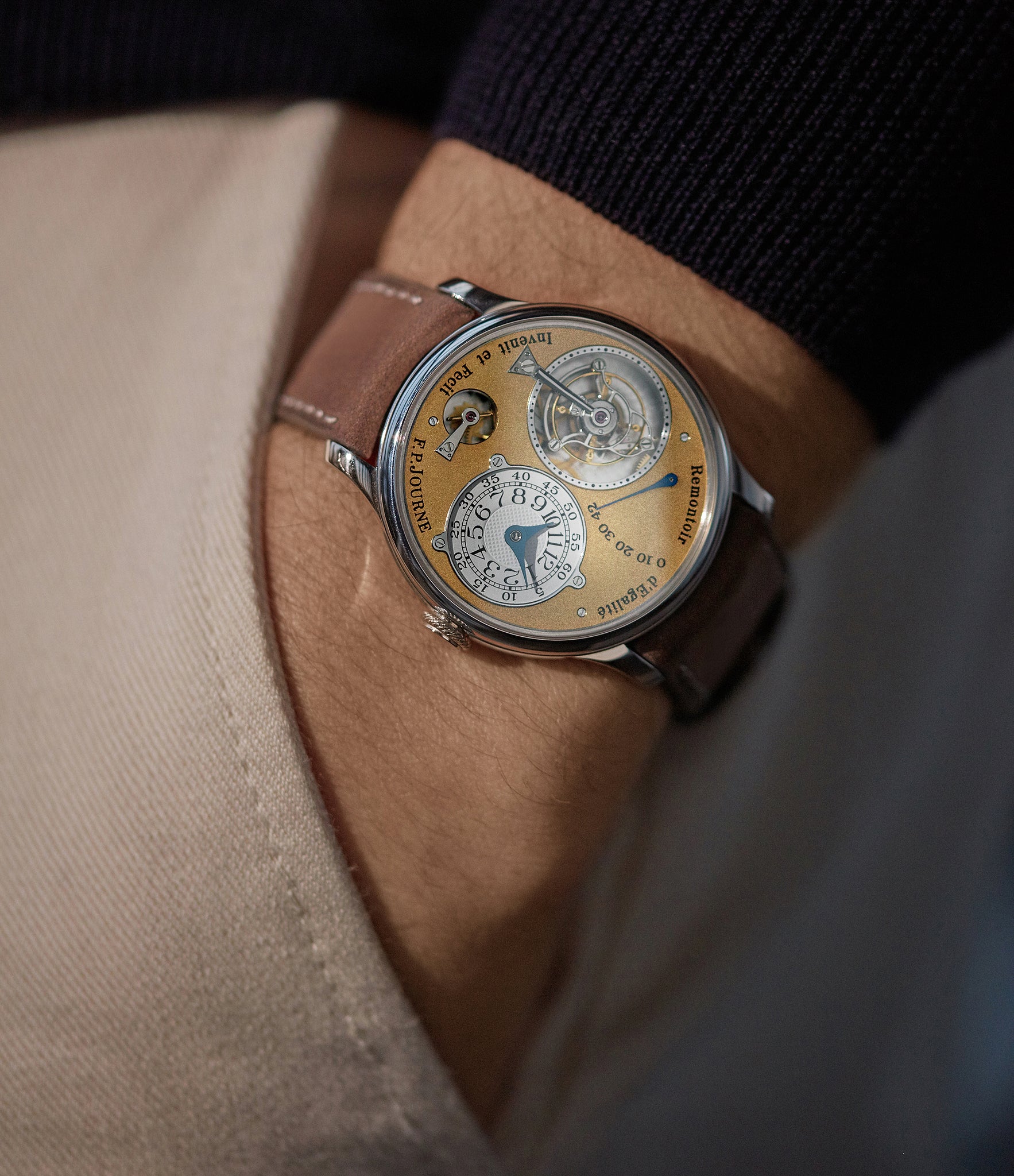 Tourbillon Souverain | Brass Movement | Platinum