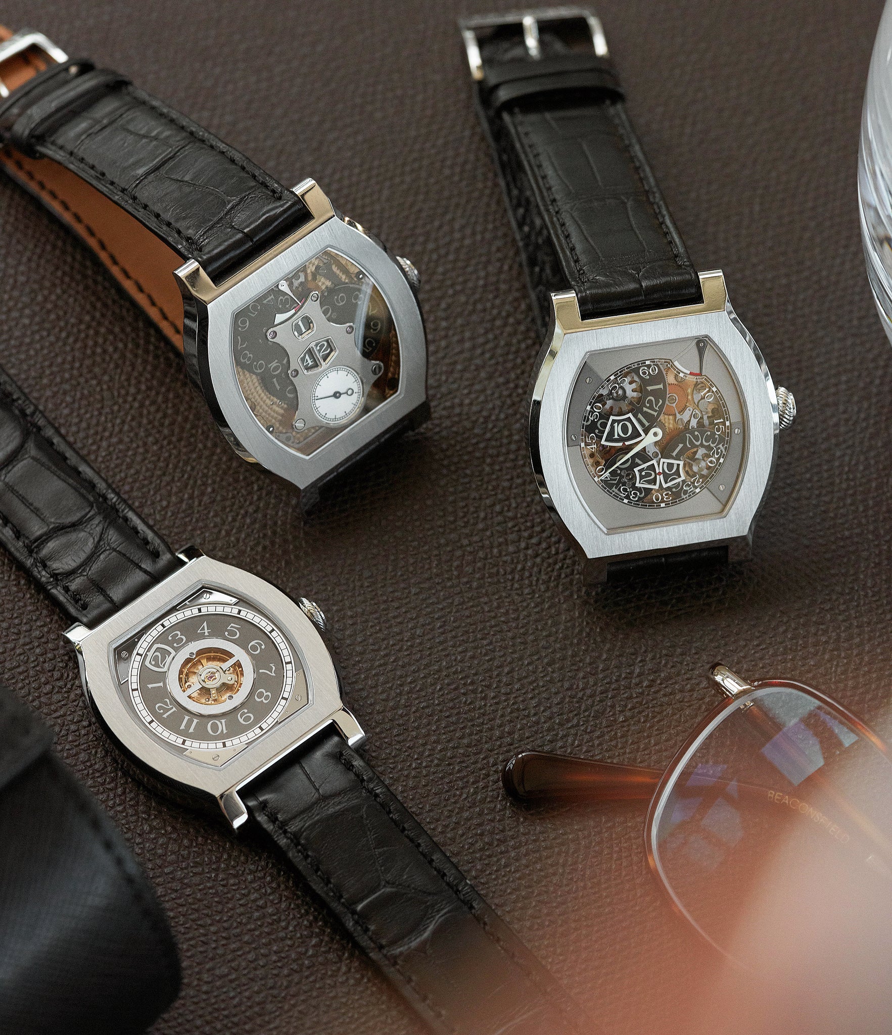 F. P. Journe Vagabondage three watch set platinum case Vagabondage 1-2-3 for sale online at A Collected Man London UK specialist of rare watches